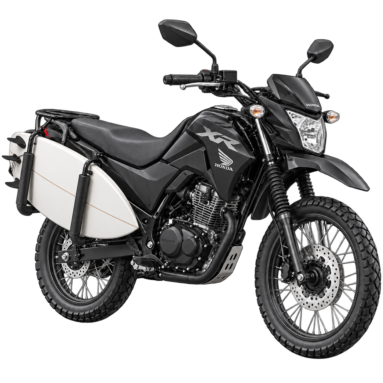 Honda XR manual with surf rack